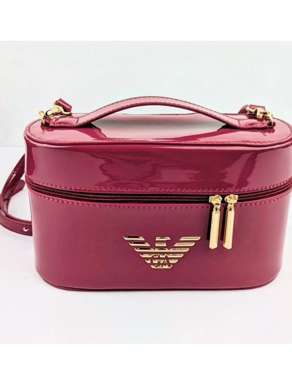 EMPORIO ARMANI BEAUTY Mini Vanity Case with Crossbody Strap (NIB)